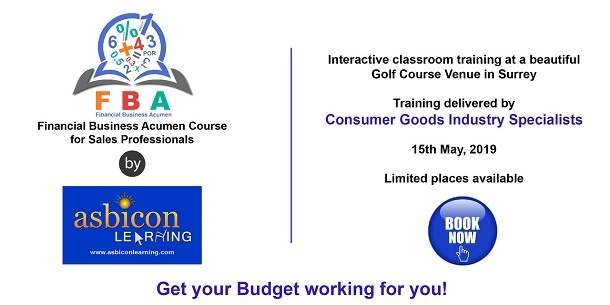Financial Acumen for CPG Sales Professionals-Highly Rated Classroom Course in Surrey